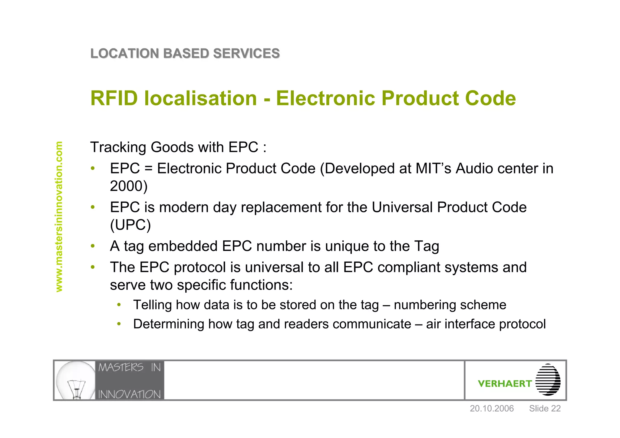 Location Based Services Verhaert