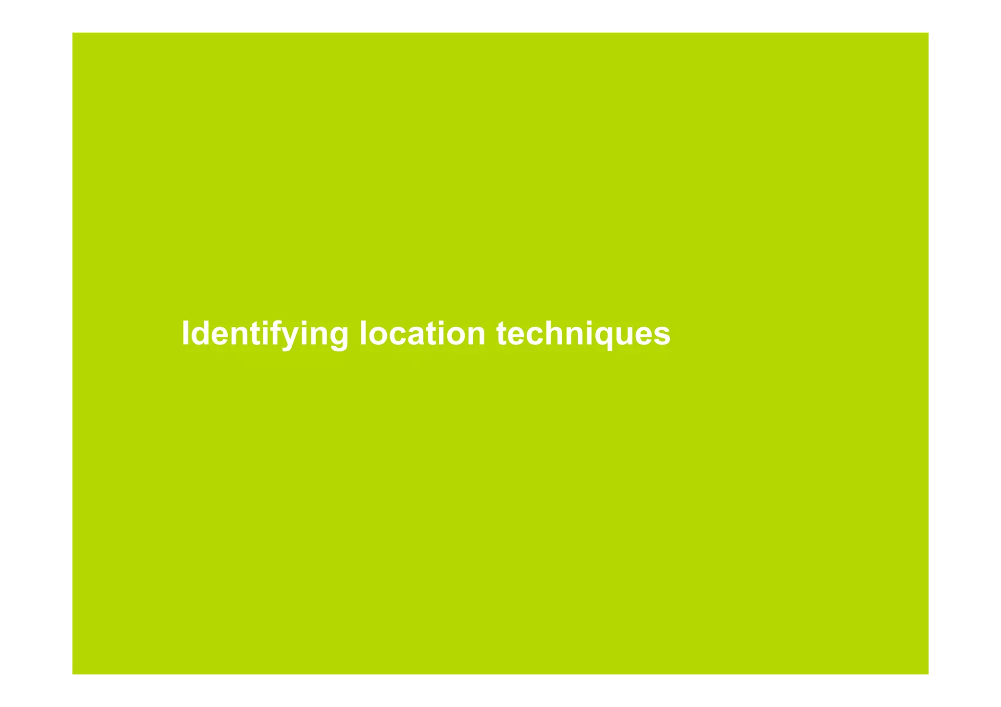 Location Based Services Verhaert
