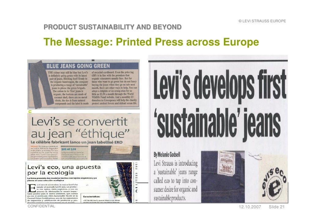 levis sustainable jeans