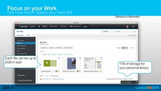 Focus on your Work
Not how much space you have left
1TB of storage for
your personal library
Each file can be up to
2GB in size*
Delivered in November!
 