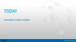 TODAY
A reminder of what’s out there
 