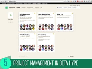 PROJECT MANAGEMENT IN BETA HYPE
 