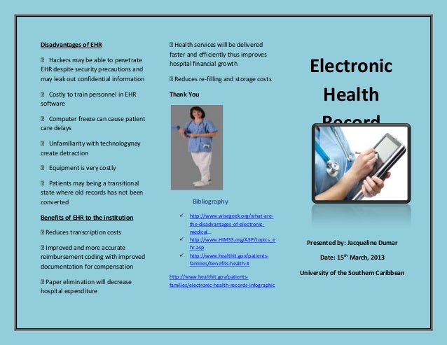 Brochure on EHR