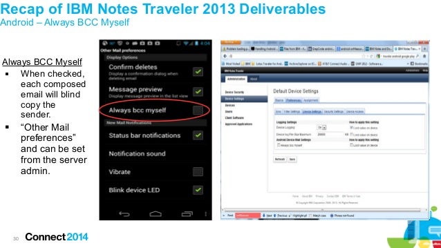 ibm notes traveler app