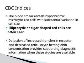 Iron Deficiency Anemia presentation for medical students | PPTX