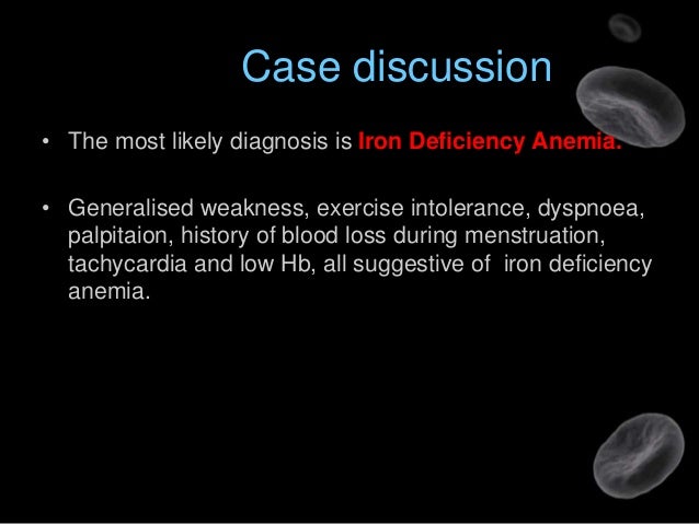 IRON DEFICIENCY ANAEMIA