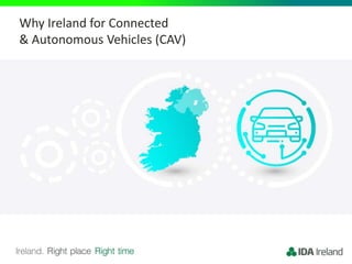 Why Ireland for Connected
& Autonomous Vehicles (CAV)
 