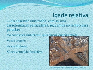 Idade Relativa e Idade Radiométrica