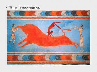 • Tinham corpos esguios;
 