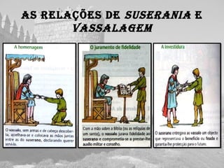 as RElaÇõEs DE susERaNIa E
VassalagEM
 