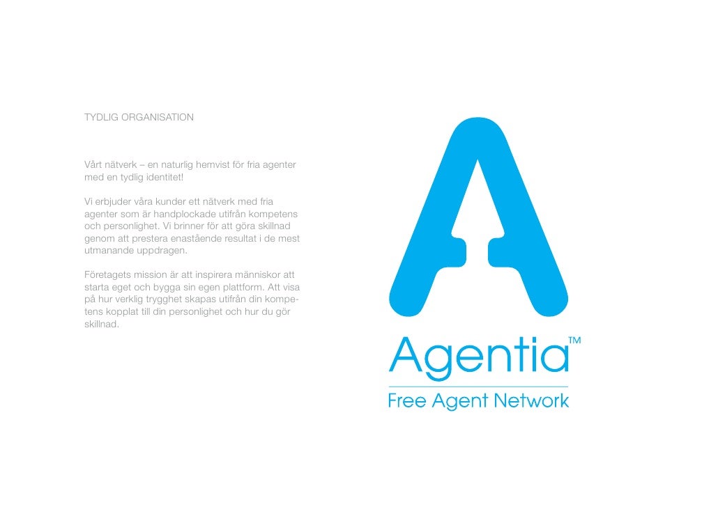 Agentia Free Agent Network Naturlig Hemvist Med Stark Identitet För<script async src=