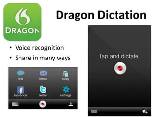 Why Mobile is a MustKids today are captivated by the personalization and socialization of online tools--the ability to build large networks of friends; share their thoughts, feelings, and goals; and communicate as they wish. …And not only is it possible, it's possible anytime and anywhere, via a plethora of devices and widely available cellular and WiFi networks.The upshot is, these digital natives now have in their hands the tools to shape their own education in once unimagined ways. They have the ability to interact with other learners at their convenience, with differences in time and place presenting no hurdle. They can research, on the spot, any topic of interest. And they can capture the moment, whether it's in a picture, a video, or a blog entry. -- Mary McCaffrey “Why Mobile is a Must” T.H.E. Journal http://thejournal.com/articles/2011/02/08/why-mobile-is-a-must.aspx