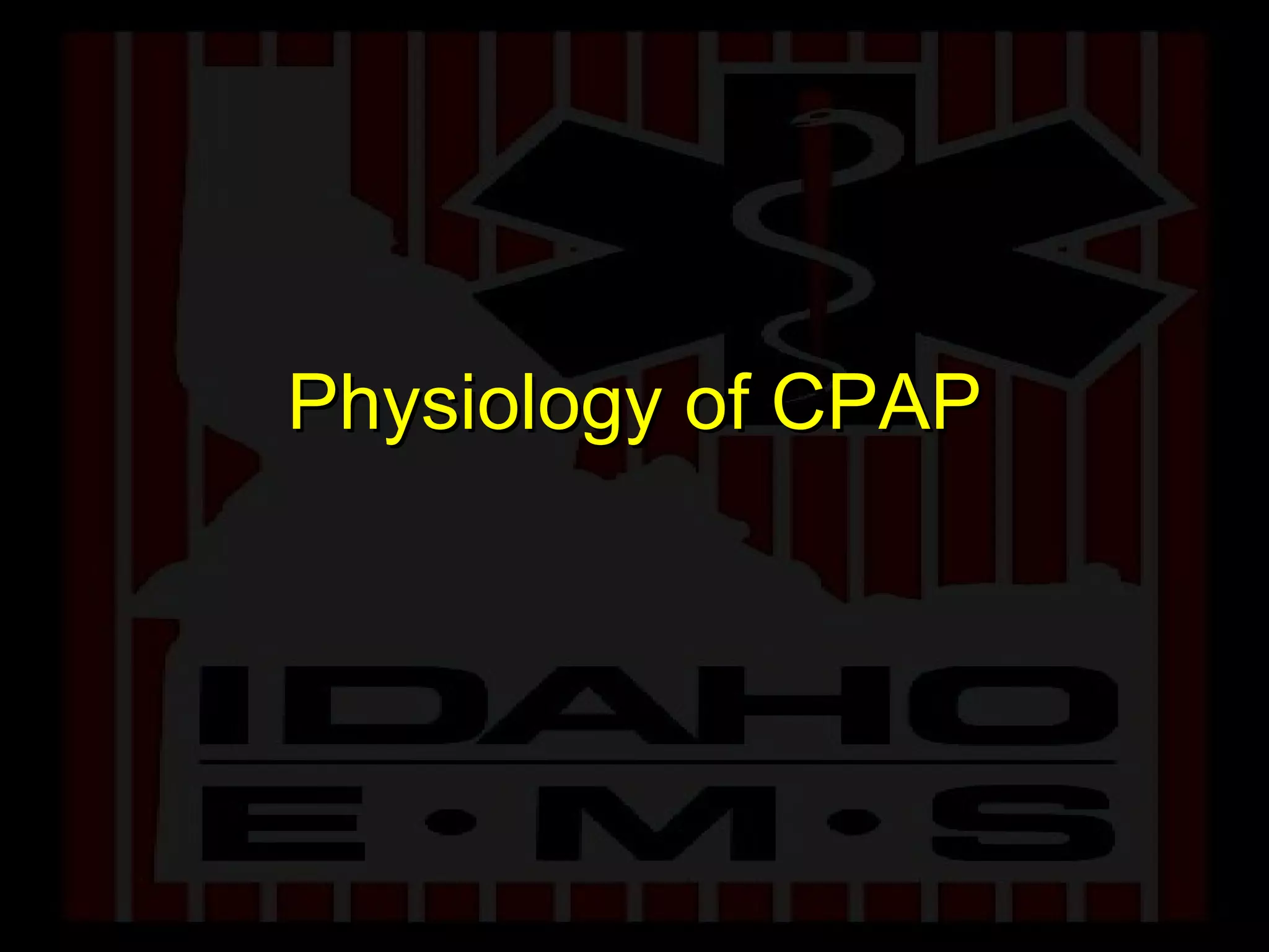 Physiology of CPAP 