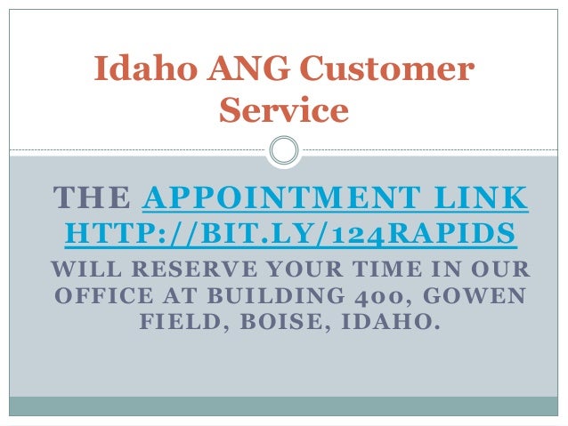 Idaho Air National Guard Rapids Customer Service Fy2014