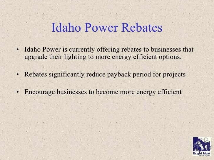 Energy Rebates Idaho