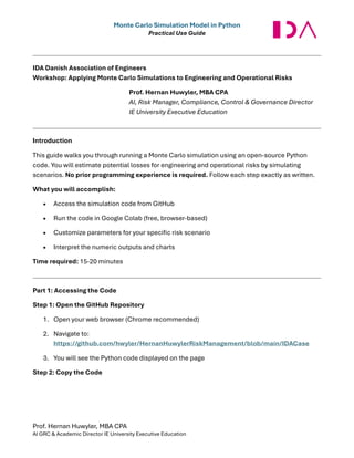 IDA Monte Carlo Simulation Use Guide Python Open Source Code.pdf