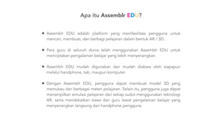 AR Assemblr edu | PDF