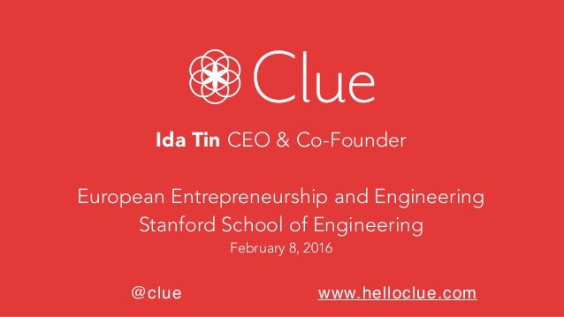 ida tin clue berlin de stanford engineering feb 8 2016 stanford engineering