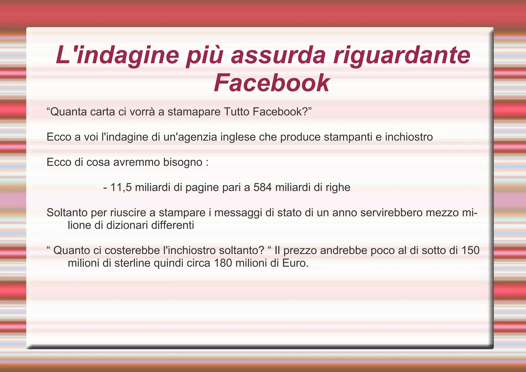 I ¾ degli utenti sono giovani e giovanissimi di età tra i 13 e i 29 anni 