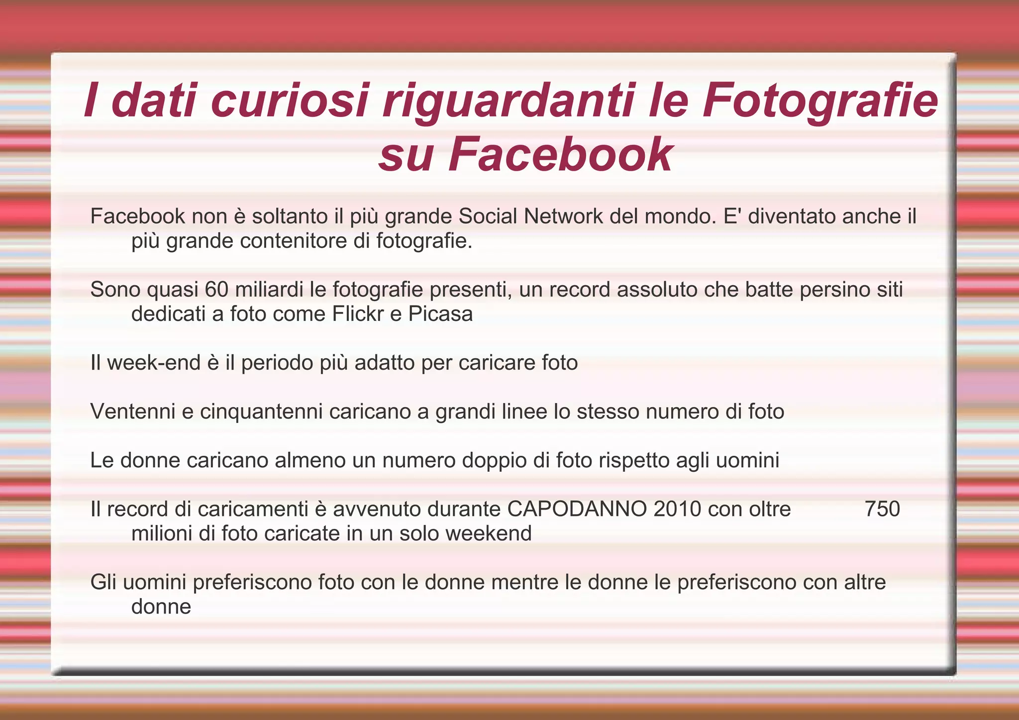 Il tasso di crescita di questo Social Network risulta impressionante : 