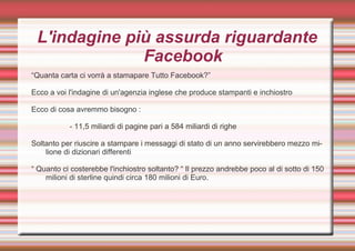 I ¾ degli utenti sono giovani e giovanissimi di età tra i 13 e i 29 anni 