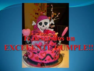 Te deseamos un EXCELENTE CUMPLE!!