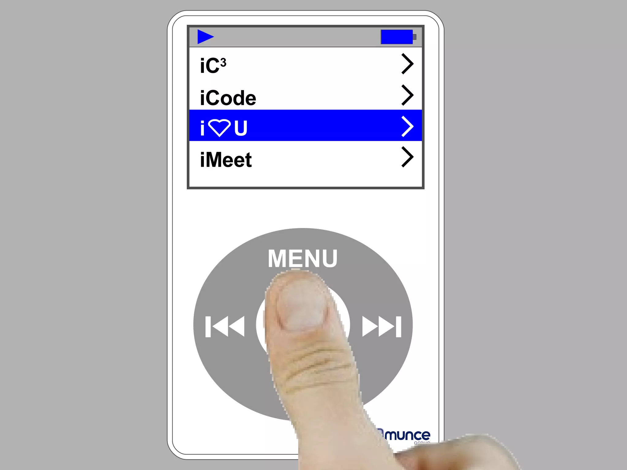 MENU iC 3 iCode i  U iMeet 