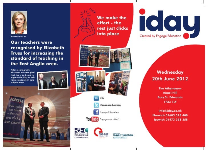 iday leaflet norfolk suffolk cambridgeshire education leaflet design