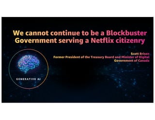 © 2023, Amazon Web Services, Inc. or its affiliates. All rights reserved.
G E N E R A T I V E A I
<Slide: Democratizing GenAI>
 