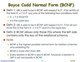 Introduction to database-Normalisation | PDF