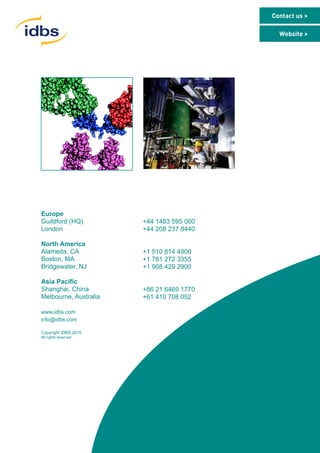 Idbs Bioprocess Execution System | PDF