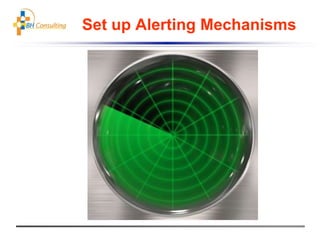 Set up Alerting Mechanisms