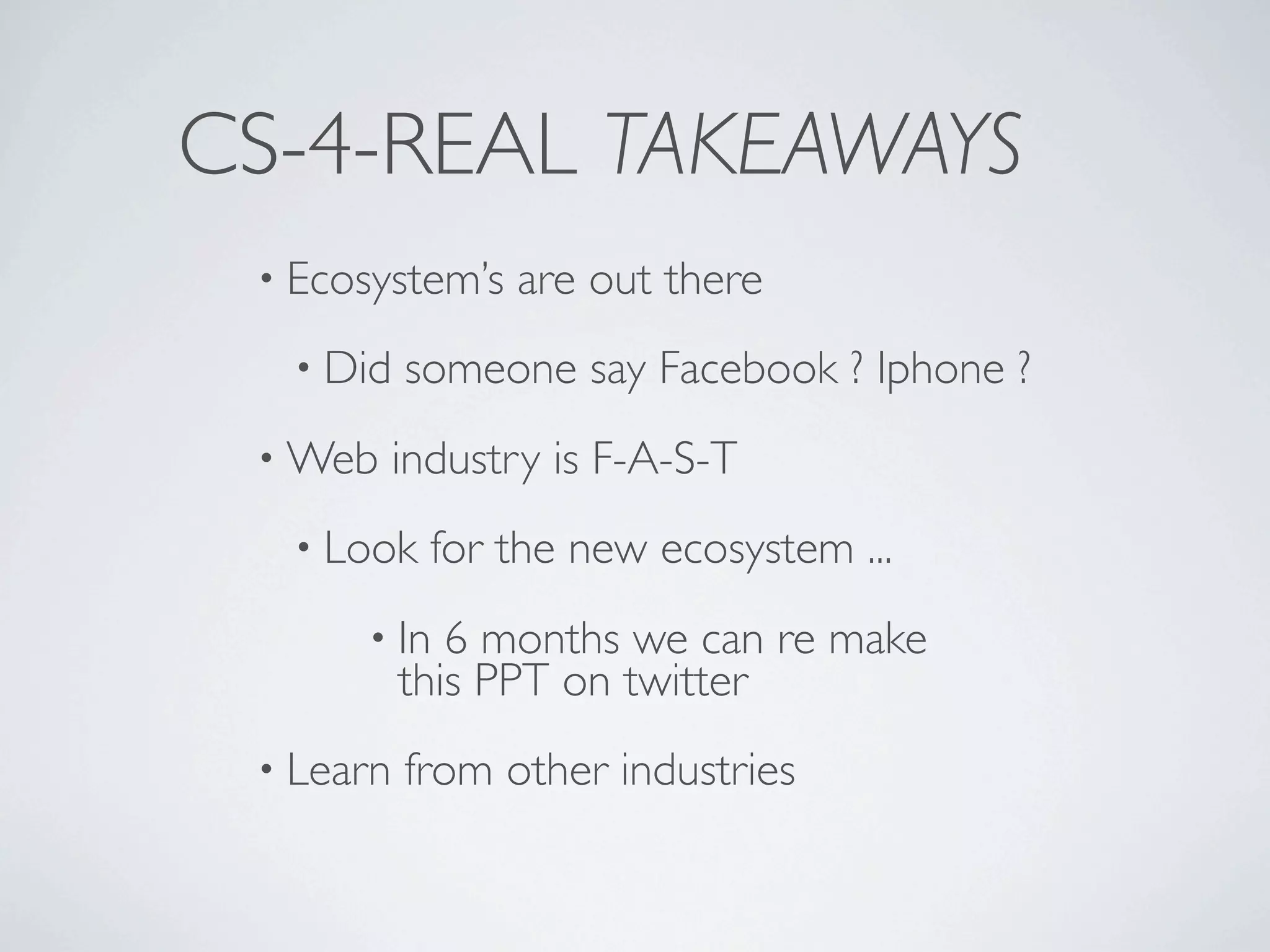 IDC CS4Real presentation