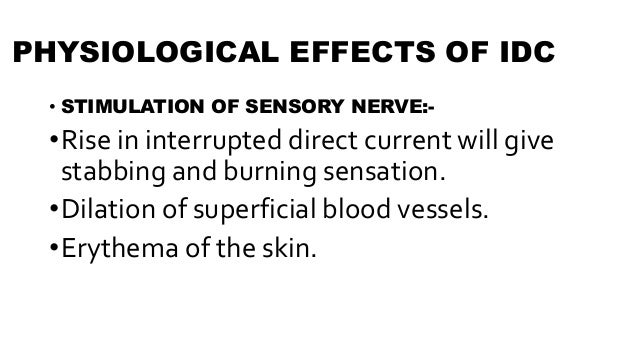 Interrupted direct current