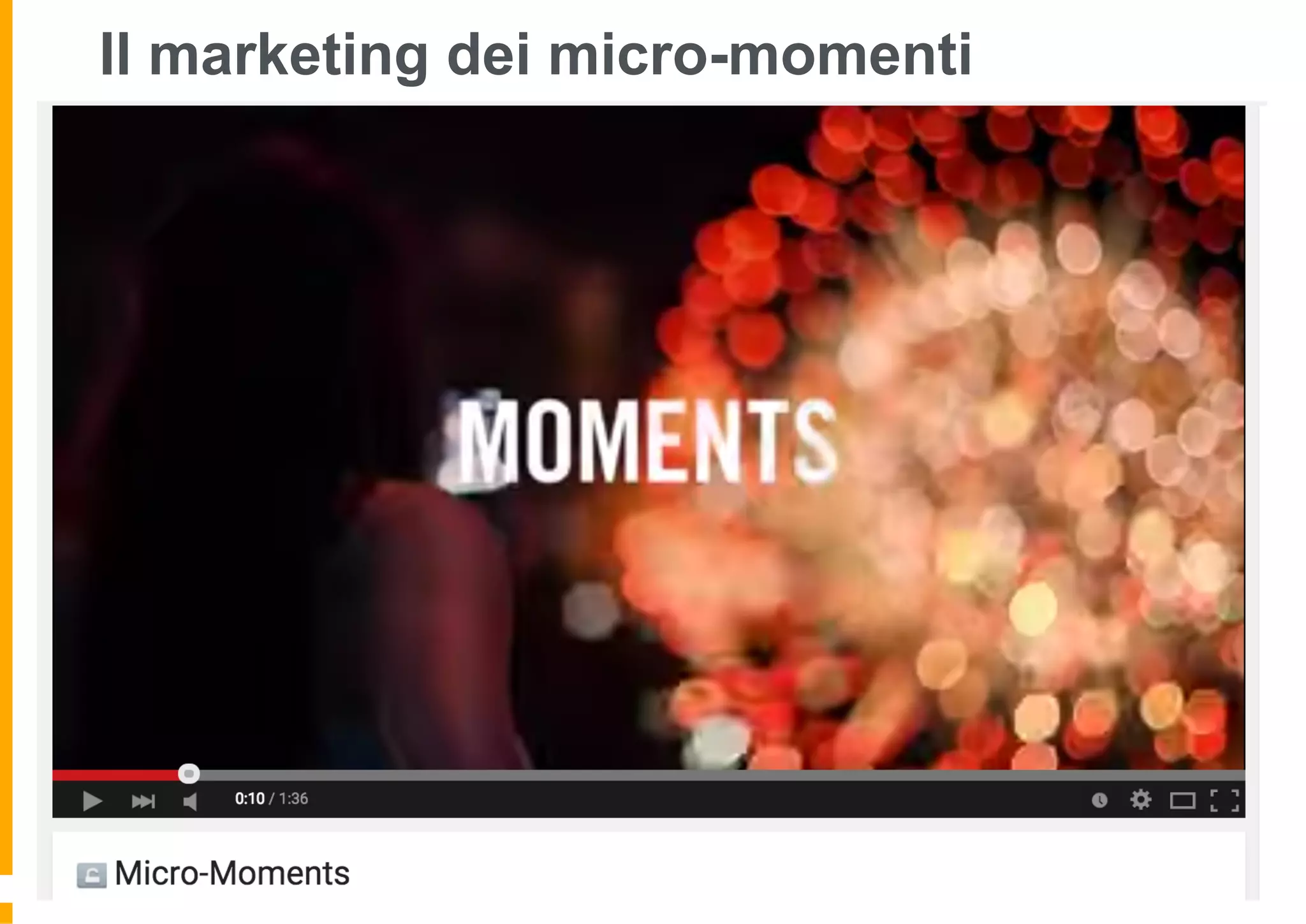 Il marketing dei micro-momenti
 