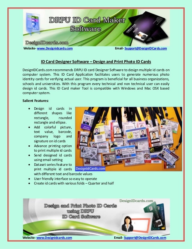 id card designer software design and print photo id cards identity cards designs