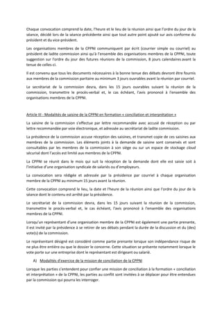 PROJET
Chaque convocation comprend la date, l’heure et le lieu de la réunion ainsi que l’ordre du jour de la
séance, décid...