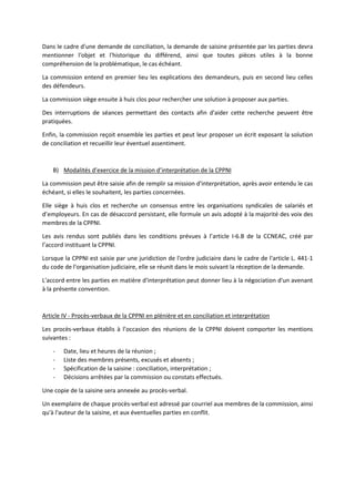 PROJET
Dans le cadre d'une demande de conciliation, la demande de saisine présentée par les parties devra
mentionner l'obj...