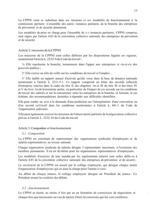 215
La CPPNI vient se substituer dans ses missions ct ses modalités de fonctionnement à la
commission paritaire. L'ensembl...