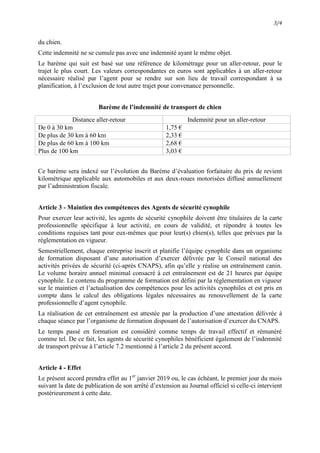 3/4
du chien.
Cette indemnité ne se cumule pas avec une indemnité ayant le même objet.
Le barème qui suit est basé sur une...