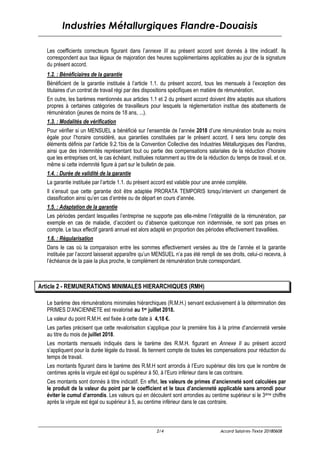 Industries Métallurgiques Flandre-Douaisis
2/4 Accord Salaires-Texte 20180608
Les coefficients correcteurs figurant dans l...