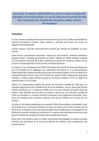 Idcc 1424 accord activite partielle apld