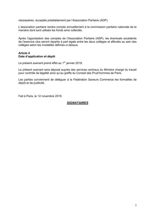 3
nécessaires, acceptés préalablement par l’Association Paritaire (ADP).
L’association paritaire rendra compte annuellemen...