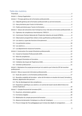 2
Table des matières
Préambule ..............................................................................................