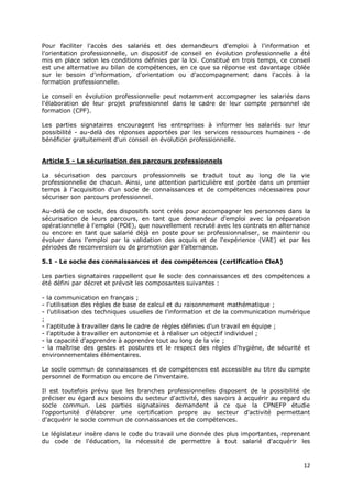 Idcc 1606 accord formation professionnelle