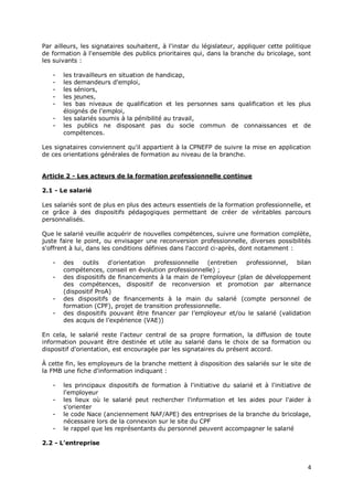 Idcc 1606 accord formation professionnelle