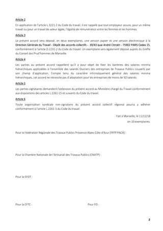 2
Article 2
En application de l’article L.3221-2 du Code du travail, il est rappelé que tout employeur assure, pour un mêm...