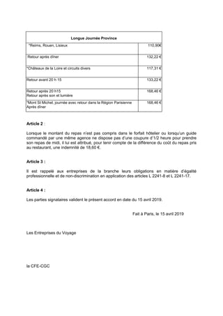 Longue Journée Province
*Reims, Rouen, Lisieux 110,90€
Retour après dîner 132,22 €
*Châteaux de la Loire et circuits diver...