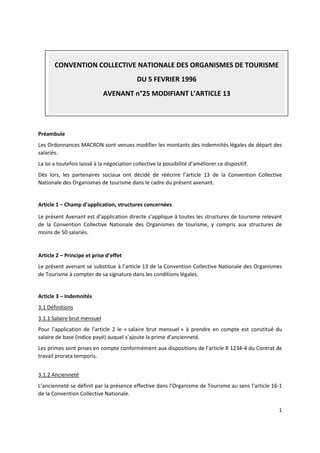 1
Préambule
Les Ordonnances MACRON sont venues modifier les montants des indemnités légales de départ des
salariés.
La loi...