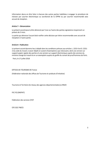 3
Information devra en être faite à chacune des autres parties habilitées à engager la procédure de
révision par courrier ...